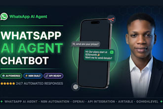 build whatsapp ai agent, chatbot, n8n automation n8n workflow API automation