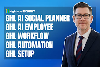 gohighlevel ai social planner ai employee ghl workflow automation ghl setup