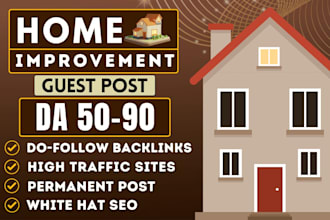 do home decor guest post on high authority home improvement, furniture blogs