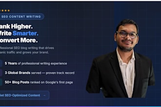 write SEO blog posts in english