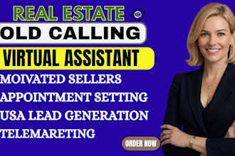 be your real estate cold calling virtual assistant for lead generation
