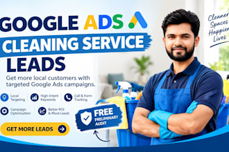 generate local cleaning leads with google ads