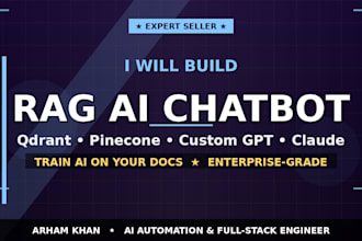 build custom rag ai chatbot with langchain, qdrant, pinecone and gpt