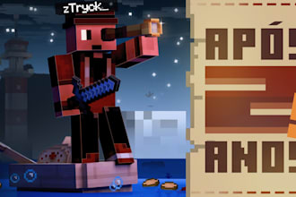 make quality professional minecraft thumbnail