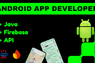 develop a custom android app in java