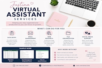be your virtual assistant for admin tasks