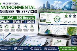 prepare eia lca esg and environmental reports