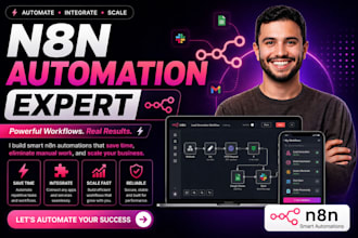 develop n8n automation, n8n workflow, ai automation, or n8n ai agent