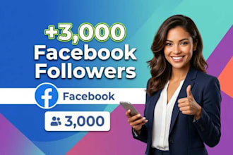 expand 3,000 your facebook followers