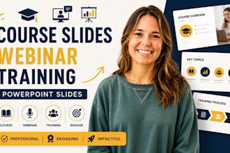 design course slides, webinar presentation, training powerpoint slides