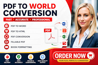 convert PDF to word or editable document fast and accurately