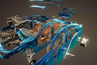 3d car model, automotive car, vehicle, repaired car for industrial, sport car