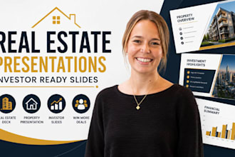 design real estate deck, property presentation, investor slides