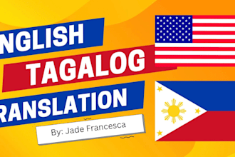 translate english to tagalog or tagalog to english texts