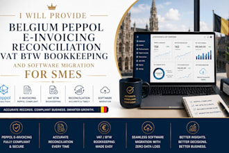 provide belgium peppol e invoicing vat btw bookkeeping and software migration
