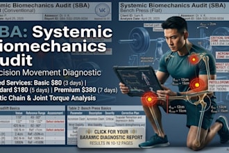 provide a professional systemic biomechanics audit sba