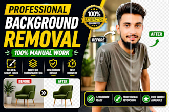 professional background removal editing