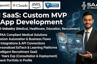 built ai saas, automation or healthcare automation workflow