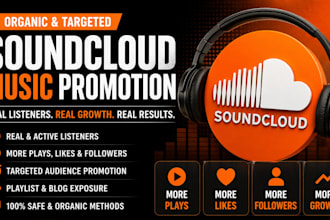 promote your soundcloud music to real listeners and grow your audience