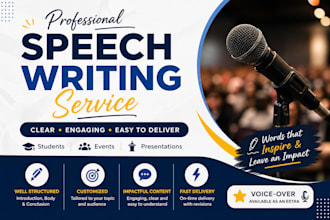 write emotional farewell and motivational speeches for students
