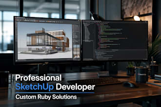create custom sketchup plugins and ruby tools for automation