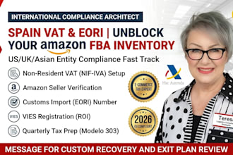 register your spain vat, eori, and handle eu amazon tax compliance