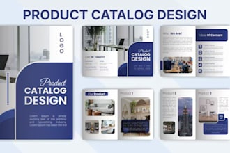 design sales marketing catalogue, product catalog portfolio and magazine layout