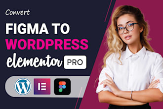convert figma to wordpress website or figma to elementor