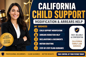 modify california child support orders and reduce arrears