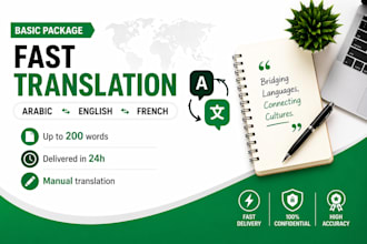 translate your CV from arabic to english professionally