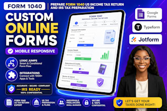 form 1040 US income tax return and irs tax preparation
