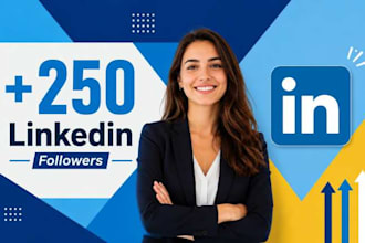 grow your linkedin network with 250 followers