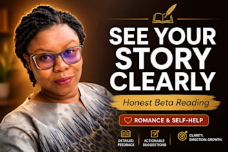 help you see what is missing in your romance or self help manuscript