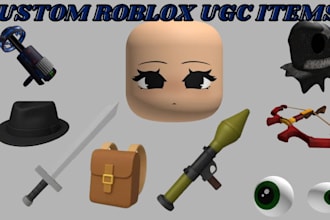 create unique roblox ugc items  accessories  and wearable assets