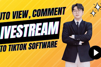build full tiktok shop live streaming bot, instagram api bot, youtube bot