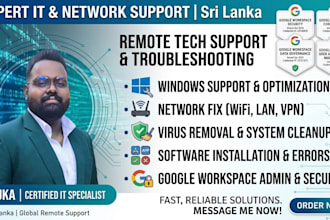 fix your windows PC issues and provide IT support remotely