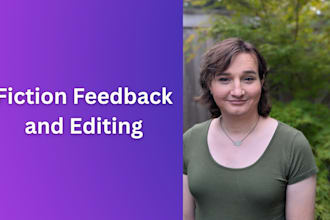 review and give line edits to your fiction project