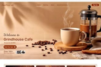 design coffee shopify store, coffee shopify website, private label shopify store