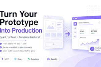 convert your base44, no code, or mvp prototype into a real app