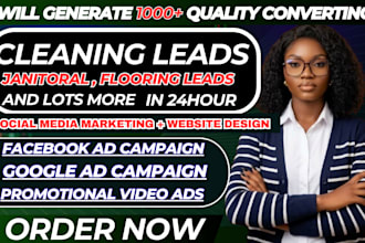 800 cleaning leads, carpet cleaning leads, janitoral leads, flooring leads ads