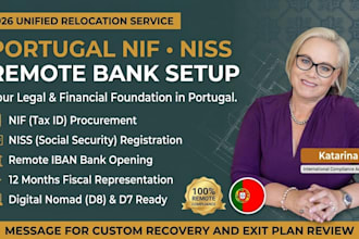obtain your portugal nif, niss, and bank account for relocation