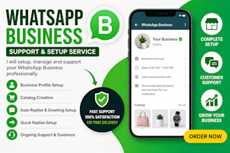 manage and support your whatsapp business account