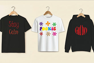 design a tshirt and unique typography tshirt