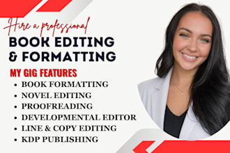 proofread, edit, and format your ebook or paperback