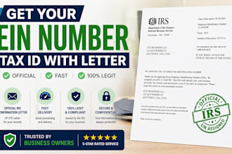 get your ein number tax id with letter from irs