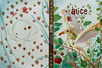 illustrate childrens book covers with characters