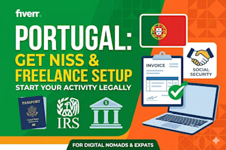 obtain your portugal niss and open your freelance activity