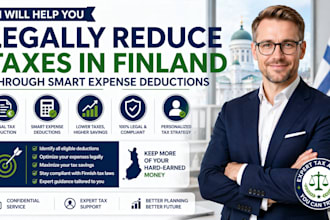 help you legally reduce taxes in finland through smart expense deductions