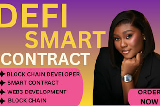 develop secure smart contracts, defi, nft and web3 dapps