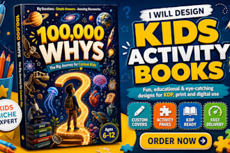 design kids activity books, puzzles and word search for KDP